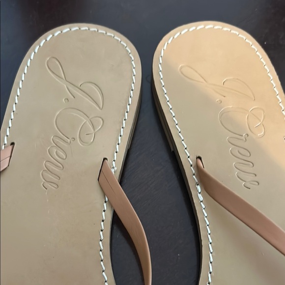 J. Crew Tan Minimalist Sandals - Picture 3 of 5